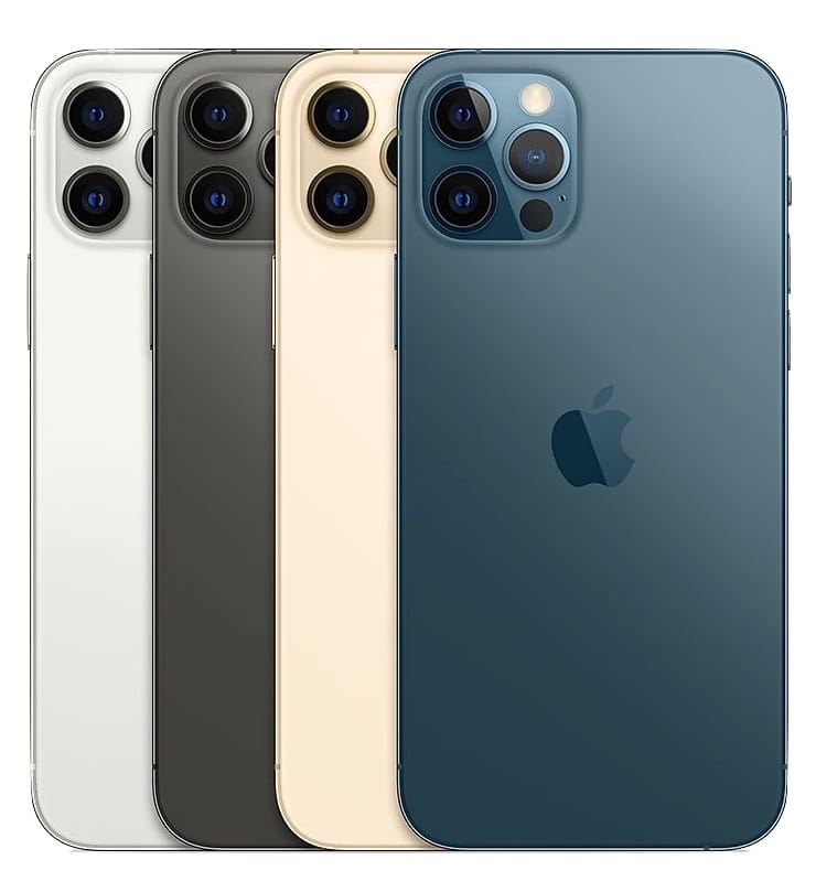 Цвета iPhone 12 Pro и iPhone 12 Pro Max